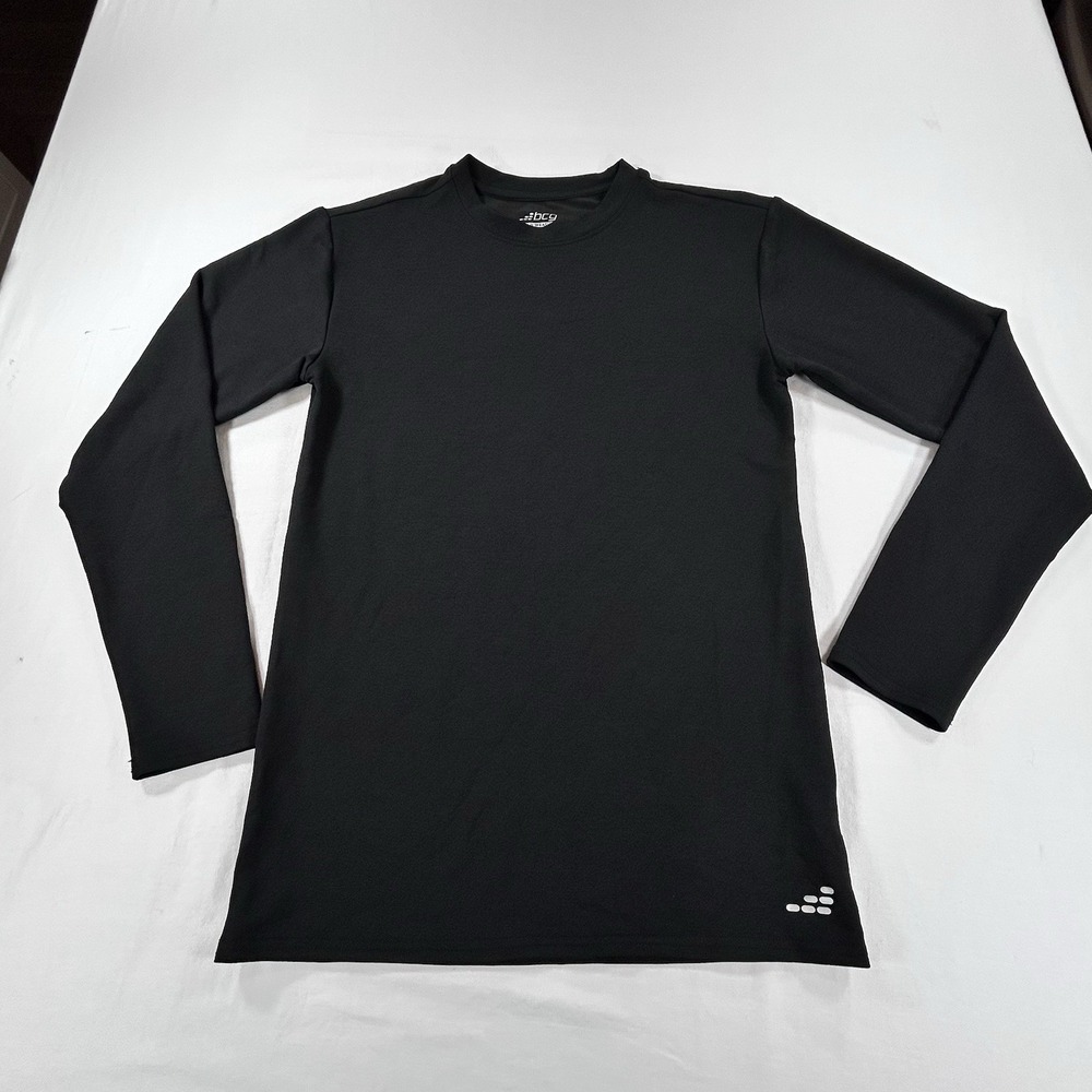 BCG Women's Cold Weather Black S Long Sleeve Performance Shirt Top Work Active